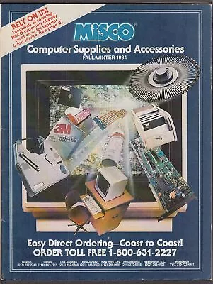 Misco Computer Supplies & Accessories Catalog Fall/Winter 1984 • $13.99