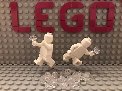 £4.99 • Buy Lego 65578 1L Bar Angled Hollow Stud Trans Clear Mini Figure Posing Stand X 20