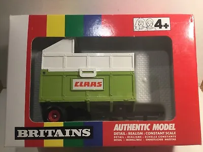 £45 • Buy Britains 9566 Claas Tipping Silage Trailer Mint Within Its Original Box