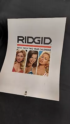 Vintage Rigid Tool Bikini Calendar 1973 & 1974 • $2.99
