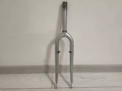 $45 • Buy MTB Bicycle Fork Steel Mountain Bike Rigid 26  V-Brake 1 -1/8 Threadless