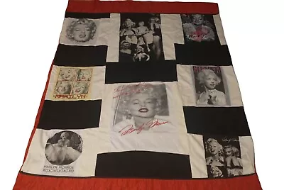 Marilyn Monroe Throw Blanket Comforter Quilt Hand Made From Vintage T Shirts  • $79.99