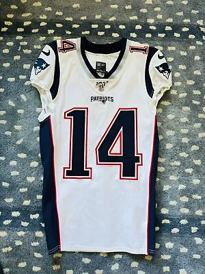 2019 New England Patriots Braxton Berrios Game Issued / Worn Nike Jersey COA • $699.99