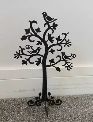 Metal Jewellery Tree Stand With Birds • £1.49