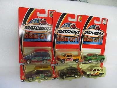 Matchbox China Superfast 2003 Hero City Lot Of 6 OFF ROAD Vehicles #2 Carded • $4.25