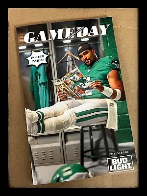 PHILADELPHIA EAGLES Gameday 10.22.23 Miami Dolphins + Media Card & Poster • $9.99