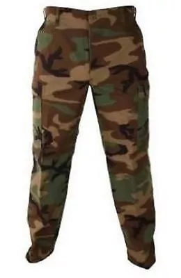 US Army Woodland Camouflage Battle Dress Marsoc Pants Trousers Sl / Small Long • $75.85