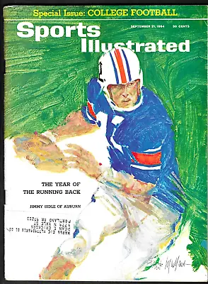 1964  Sports Illustrated JIMMY SIDLE   AUBURN      COLLEGE FOOTBALL ISSUE   EXC • $12