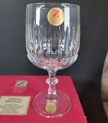 Cristallerie Zwiesel Germany Echt Bleikristall Crystal Wine Glass (6) Vtg In Box • $55.25