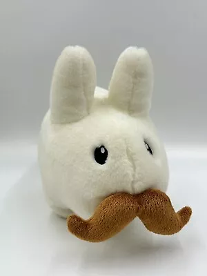 Large Kozik Kidrobot White Labbit Mustache Plush 12 Inch Rabbit Stuffed Animal • $14.99