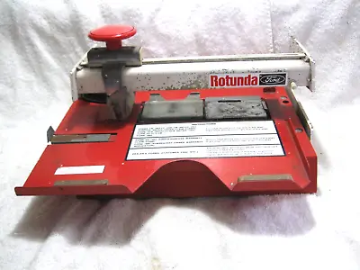 Vintage FORD-LINCOLN-MERCURY Dealership ROTUNDA Repair Order Imprinter-Torino! • $99.95