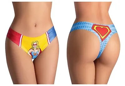 Mememe Comics Wonder Girl Printed Thong S-xl • $17.99