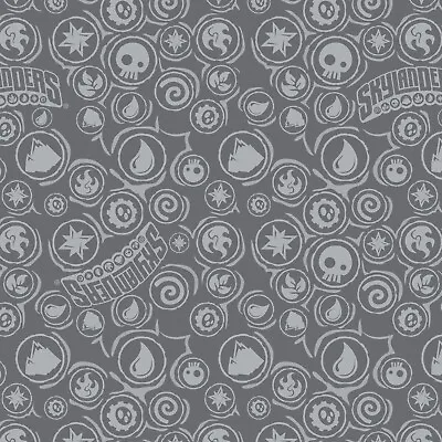 Skylanders Icons Gray 100% Cotton Fabric By The Yard • $12.75