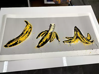 Banana Split 2015 Mr. Brainwash - Grey Poster Art Screenprint • $2500