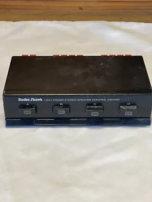Radio Shack2 Way Pair 4 Speaker Selector Switch Box • $9.99