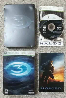 Halo 3 Limited Edition + Slip Cover + Poster 14  X 12  (Xbox 360/One/Series X/S) • $24