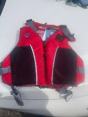 New W/ Tags MTI MUSTANG SURVIVAL Life Jacket Red / Black Adult XL / XXL • $49.99