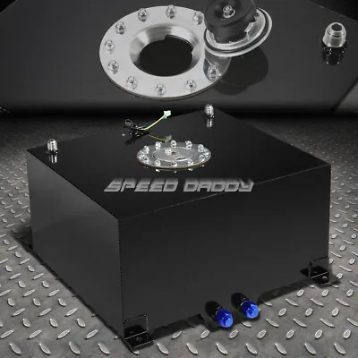 10 Gallon/38l Black Coat Aluminum Racing/drift Fuel Cell Tank+cap+level Sender • $116.88