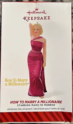 Hallmark Ornament 2014 MARILYN MONROE  How To Marry A Millionaire  Now 1/2 Price • $8.99