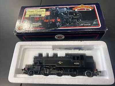 Bachmann 31-452A Ivatt Tank No. 41202 BR Lined Black Late Crest  - Boxed • £49.95