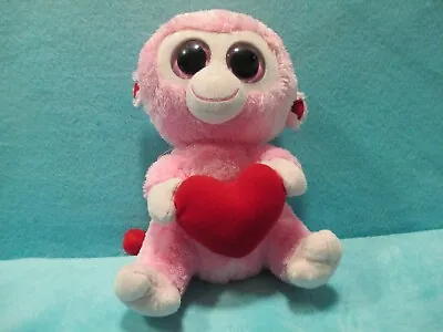 £39.99 • Buy Ty Beanie Boos Boo Buddy - Julep Pink Monkey - Soft Plush Stuffed Toy Medium 9 