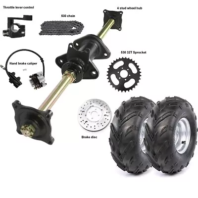 32  Rear Axle Assembly Kit Wheels For GY6 150cc 125cc ATV Quad Go Kart 4 Wheeler • $425.48