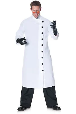 It's Alive Button Front Lab Coat Mad Scientist Halloween Costume Adult Men • $16.43