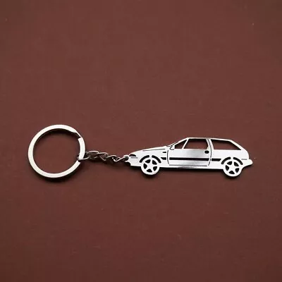 Fits For Volvo 480 Keychains Metal Key Ring Stainless Accessory Gift Car Tuning • $22.90