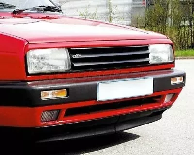 $44.95 • Buy VW Jetta MK2 2 Badgeless Debadged Euro Sport Front Grill Black W/o Emblem 85-92