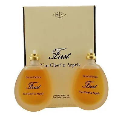 FIRST Van Cleef & Arpels 2 X .8 Oz Refills Perfume Damaged Box • $38.99