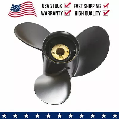 10 3/8 X 13(13 Spline Tooth)48-73136A45 Boat Propeller Fit Mercury  25-70HPRH • $59.99