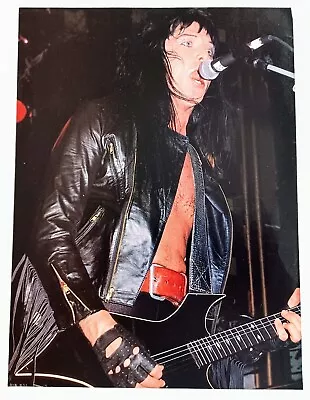 WASP BLACKIE LAWLESS LIVE~ORIG 1980s POSTER~VTG PRINT MAGAZINE PINUP CLIPPING • $14.99