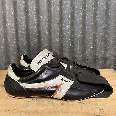 Dunlop Record Gold Cup Vintage Leather 1980s Football Soccer Boots - 285mm • $35.64