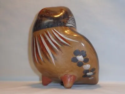 Vtg Mexican Tonala Burnished Pottery Owl Bird Sculpture Mexico Folk Art Figurine • $35