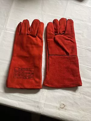 Welding Gloves Heat Resistant BBQ/Oven/MIG/TIG Welder Welder Gauntlets • £5.95