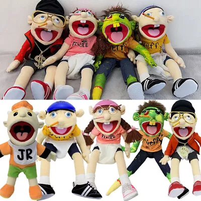 60cm Jeffy Puppet Plush Hat Game Toy Boy Girl Cartoon Hand Puppet Plush Dolls AU • $47.70