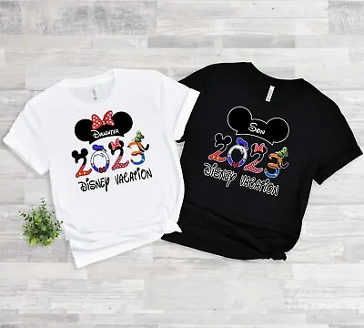 $13.99 • Buy 2023 Custom FAMILY VACATION Disney Mickey & Minnie T-Shirts  All Family Sizes