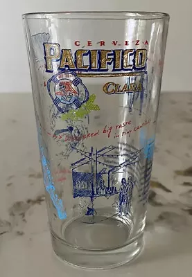 Pacifico Clara Cerveza 16 Ounce Glass Cup New • $12.50