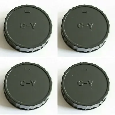 4 X Yashica / CONTAX Lens Back Cover Cap Lid Y/C Rear Lens Cap • £8.66