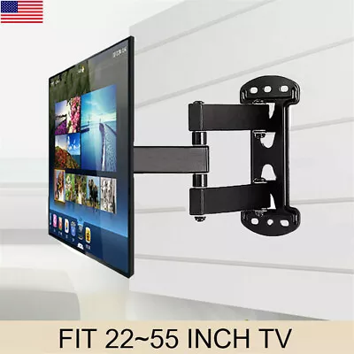 Full Motion TV Wall Mount Swivel Bracket 32 40 42 47 55 Inch LED LCD Flat Screen • $33.94