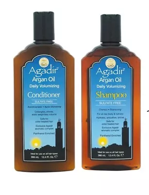 Agadir Argan Oil Daily Volumizing 12.4 Oz Shampoo Conditioner DUO • $14.99