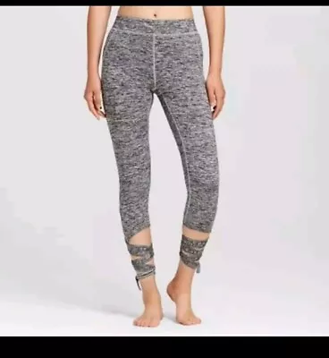 Mossimo Heather Gray Ballet Ankle Wrap Leggings  Womens S  • $9.99