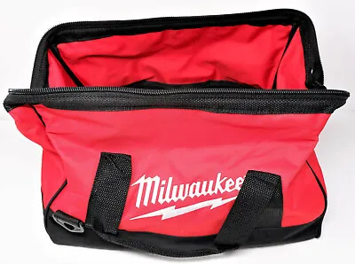 MILWAUKEE TOOL BAG 16x10x11  RED WITH BLACK HOLDS UP TO 4 TOOLS+ - NEW • $14.49
