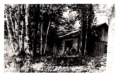 Postcard Teske's Pine Ledge Manitowish Waters Wisconsin RPPC 9952 • $17.65