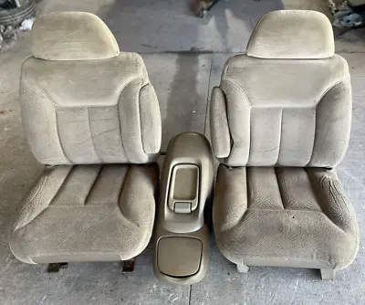 1995 Gmc Sierra Silverado Tan Cloth Seats W/ Console 1996 1997 1998 • $760