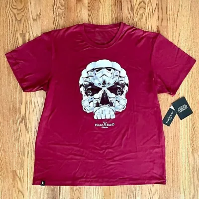HTF Marc Ecko Star Wars Cut & Sew Vader W/ Troopers XXL Red/Maroon T Shirt – NWT • $97.96