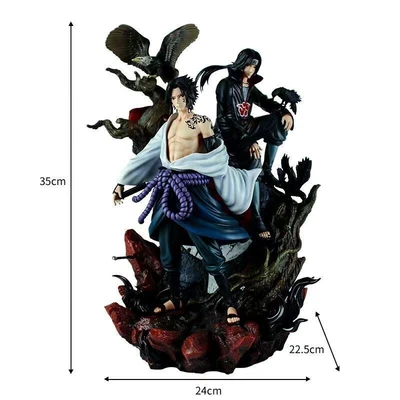 $27 • Buy 35cm Anime Naruto Uchiha Sasuke Combination Pvc Statue Toy Model Figure No Box