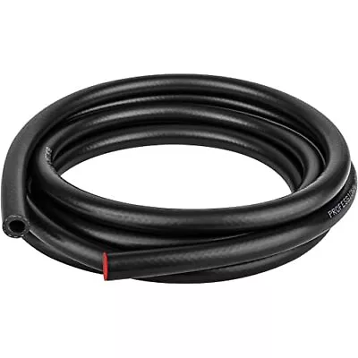 10 Feet NBR Fuel Line Hose Black Nylon Steel Oil Gas Fuel Line Hose 5/16 Inch In • $22.09