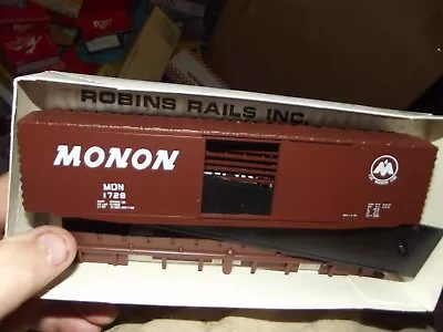 Monon HO Scale 50' Boxcar Kit Robins Rails • $7.50