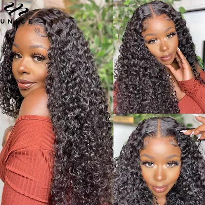 UNice Indian Curly U Part Human Hair Wigs For Black Women V Part Virgin Hair Wig • $53.48